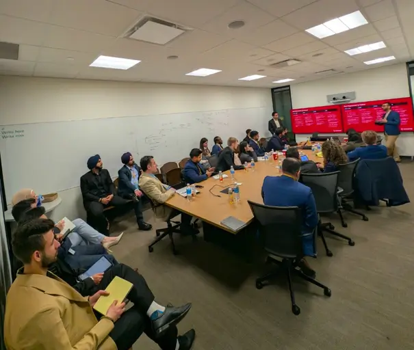 Insane Marketing Solutions Team Meeting: Collaborative work session.