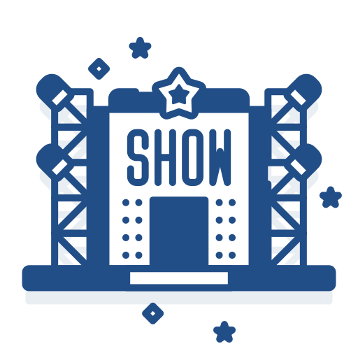 Stage icon representing dynamic sales events